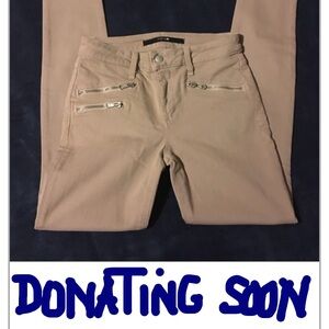 Joe’s jeans Moto zipper skinny jean